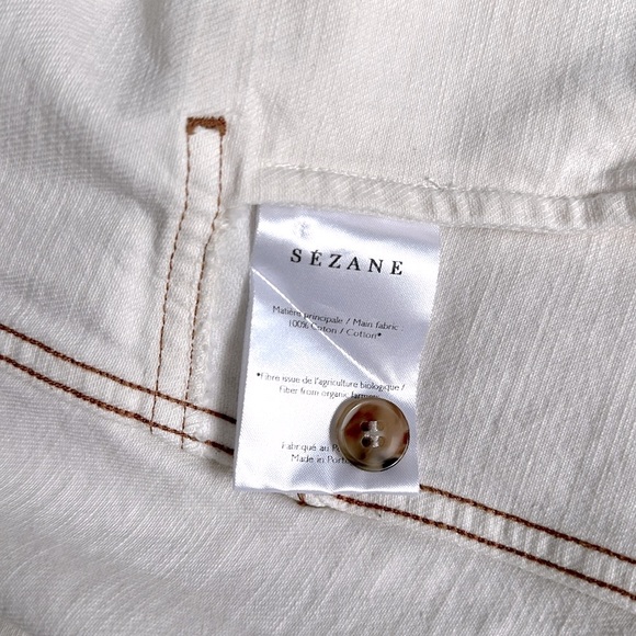 Sezane Willa jacket Ecru Size small - Picture 6 of 7
